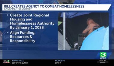 Newsom signs law to create a Sacramento regional authority that combats homelessness