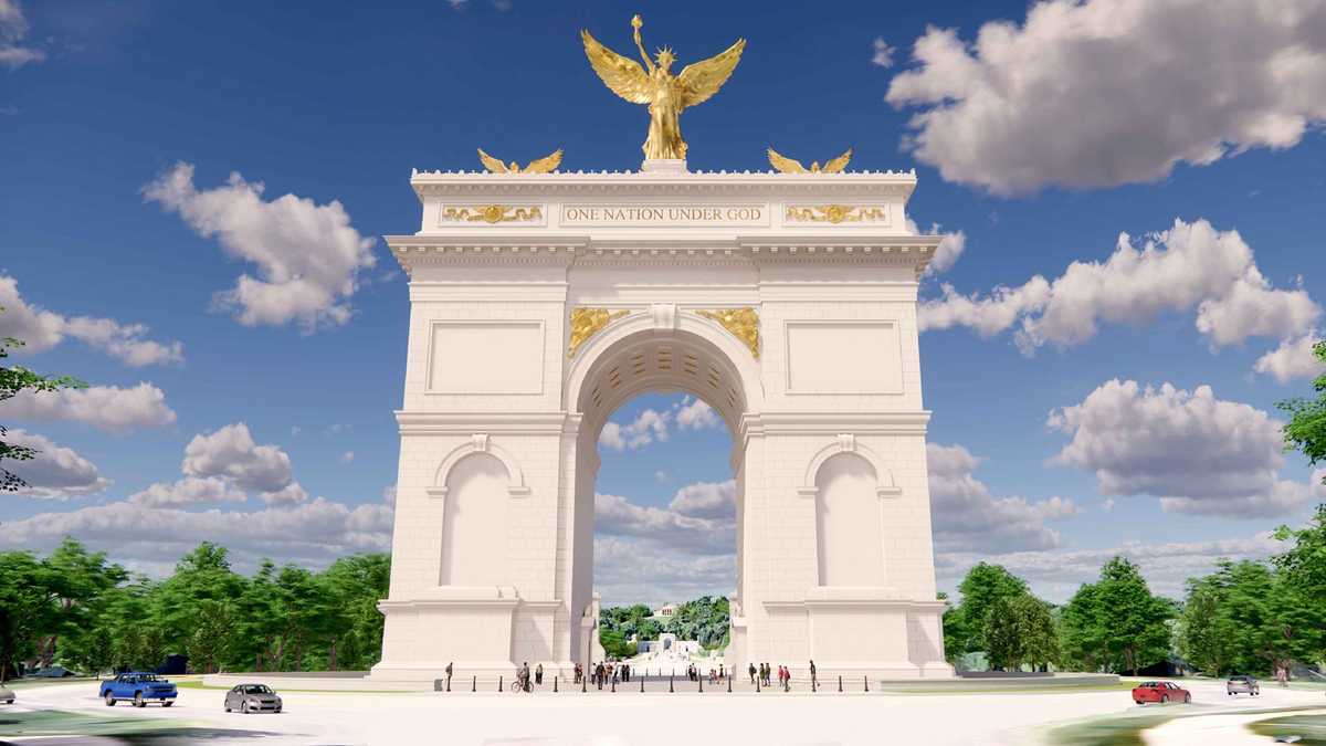 Construction of 250-foot memorial arch in Washington, DC to begin