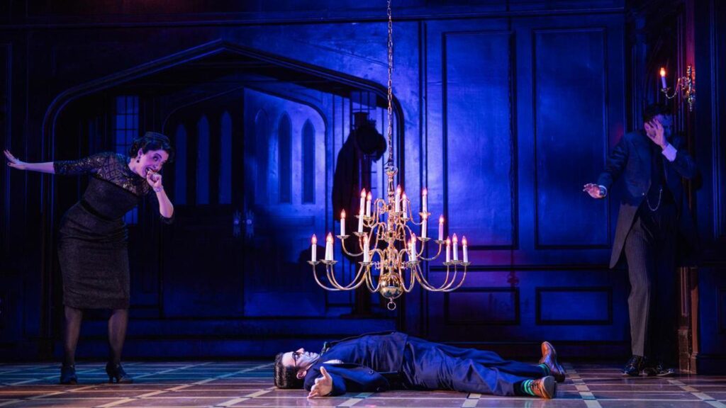 The Company of the Second North American tour of CLUE. Photo by Evan Zimmerman for MurphyMade.