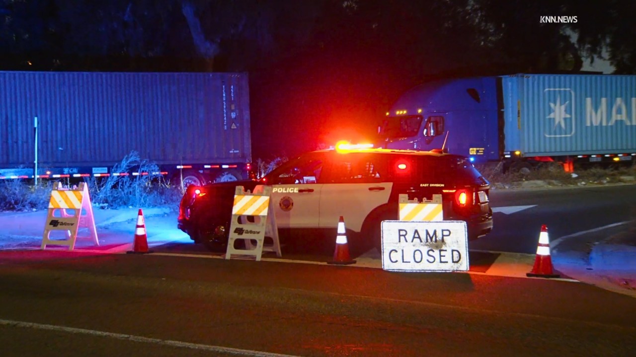The 710 Freeway was closed after a police pursuit and shooting.