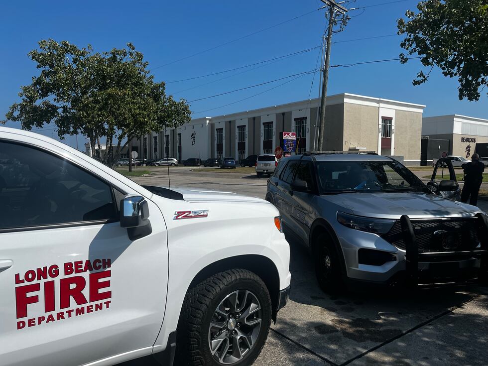 First responders on the scene at Long Beach High School