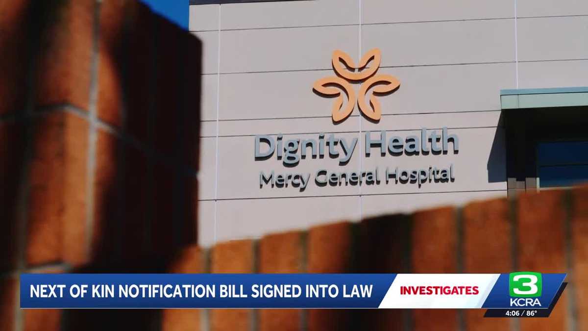 Newsom signs next of kin hospital notification bill into law