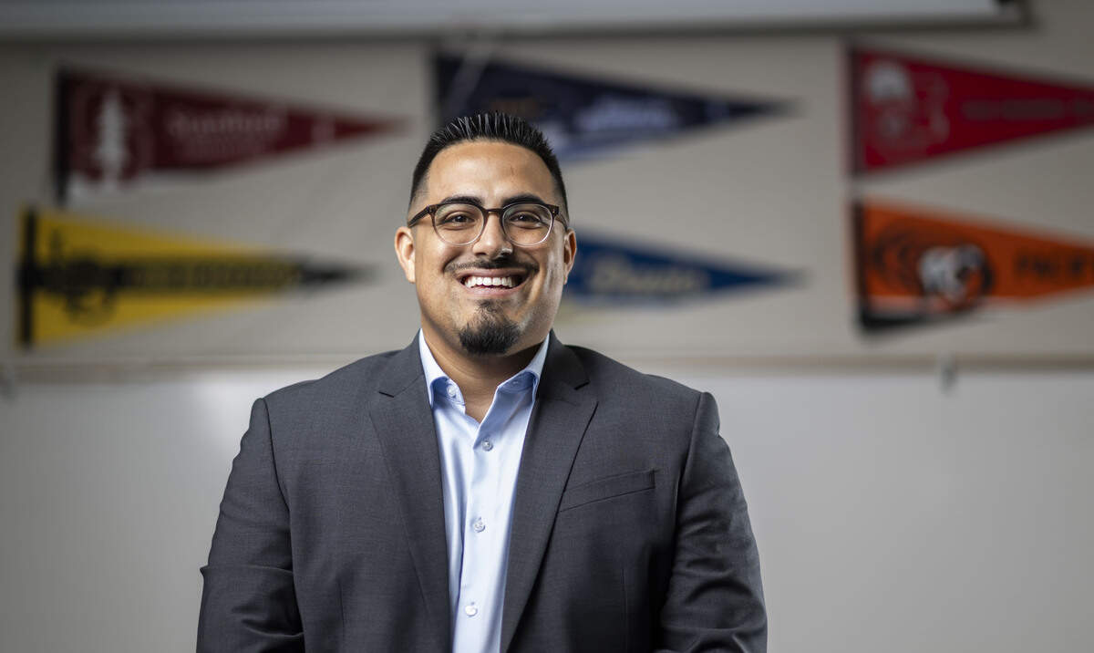 Renatto Guerra, senior program director at Improve Your Tomorrow, is a 2026 Change Maker. He poses for a portrait at Mesa Verde High School in Citrus Heights on Wednesday, July 22, 2026.