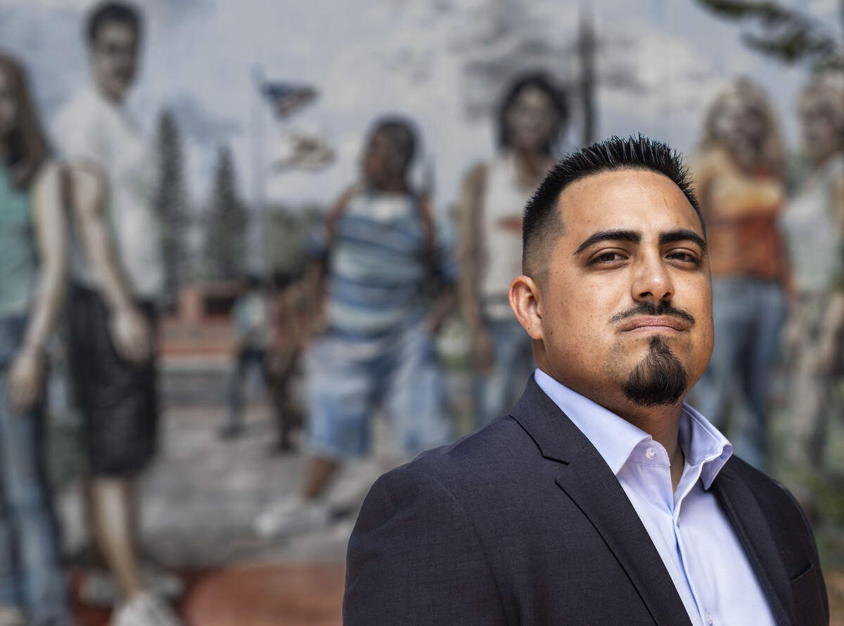 Renatto Guerra, senior program director at Improve Your Tomorrow, is a 2026 Change Maker. He poses for a portrait at Mesa Verde High School in Citrus Heights on Wednesday, July 22, 2026.
