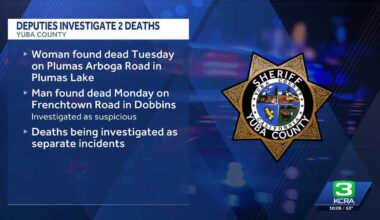 Yuba County Sheriff's Office investigates 2 deaths as suspicious