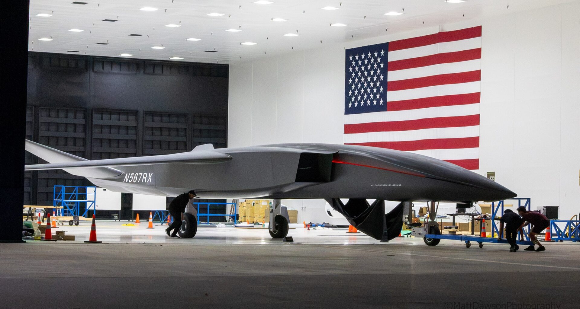 Aevum's Sleek Space Launch Drone Turns Heads at Long Beach Airport