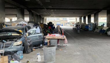 A community grew under an Oakland freeway — now a construction project may scatter it