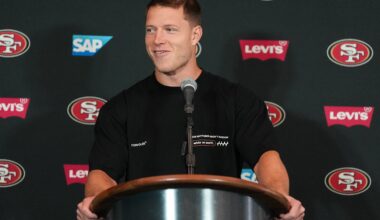 San Francisco 49ers' Christian McCaffrey is loving trip to Australia