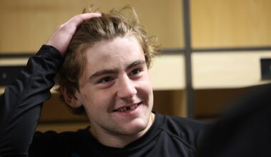 San Jose Sharks' Ryan Warsofsky praises Luca Cagnoni, Ivar Stenberg