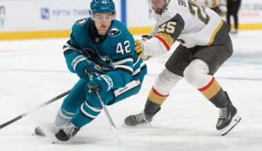 San Jose Sharks defenseman Luca Cagnoni continues push for NHL job