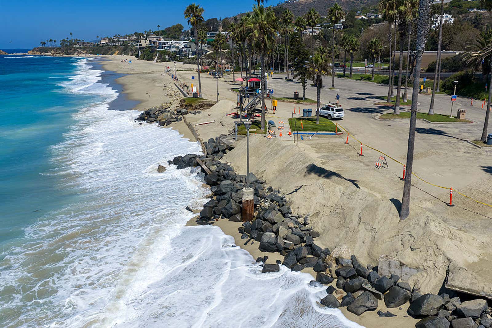 Beach damage