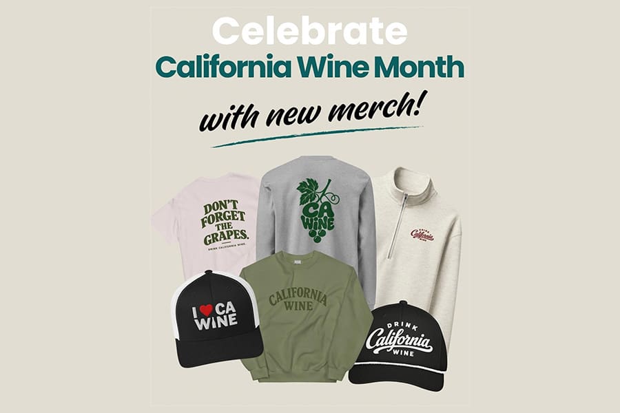 CAWG Launches California Wine Merchandise for California Wine Month
