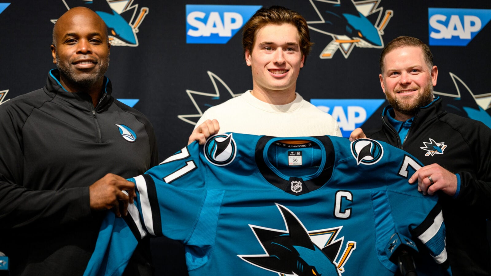 Sharks Locker Room Was Expecting Celebrini To Be Named Captain