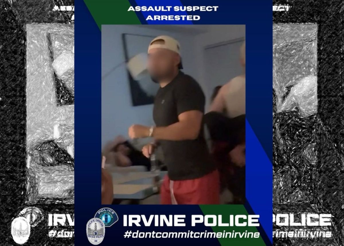 Irvine Police arrest Anaheim man after violent assault on two women at an apartment