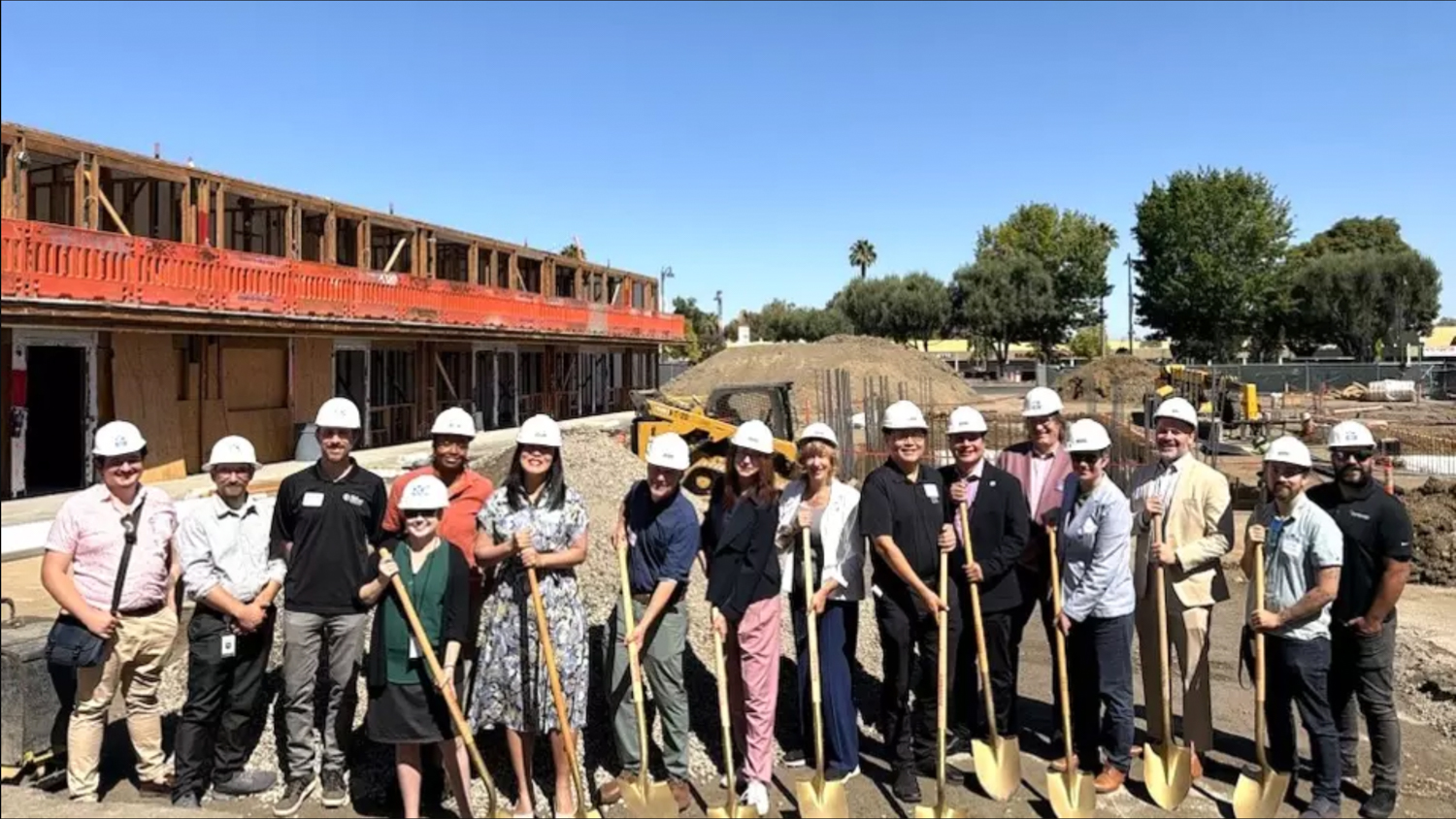 Clara Gardens groundbreaking event, image courtesy Santa Clara County