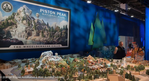 Model of Piston Peak National Park, coming to Walt Disney World in Florida(Jan Wagner)