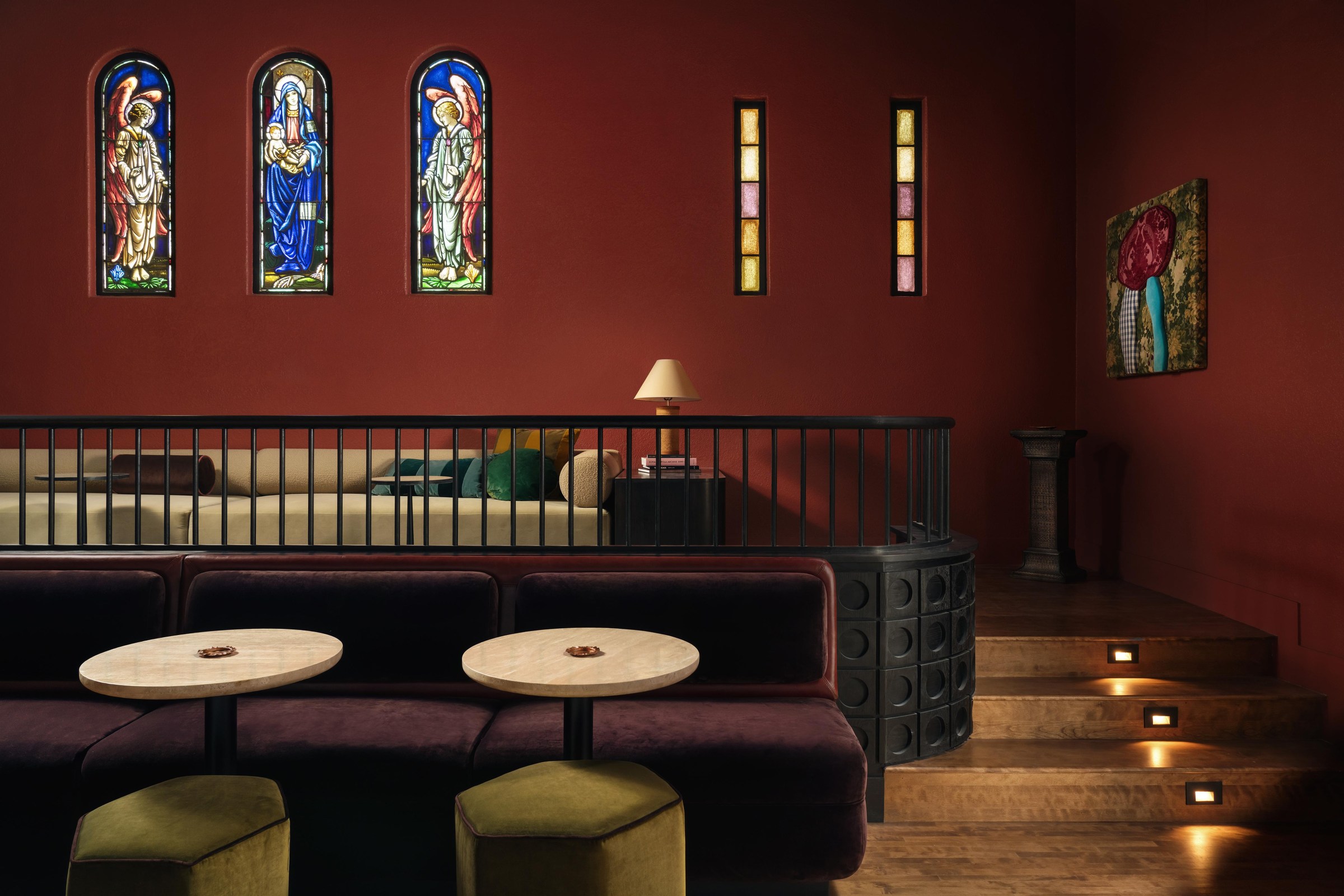 Upstairs lounge at Sous Sous in Silver Lake.