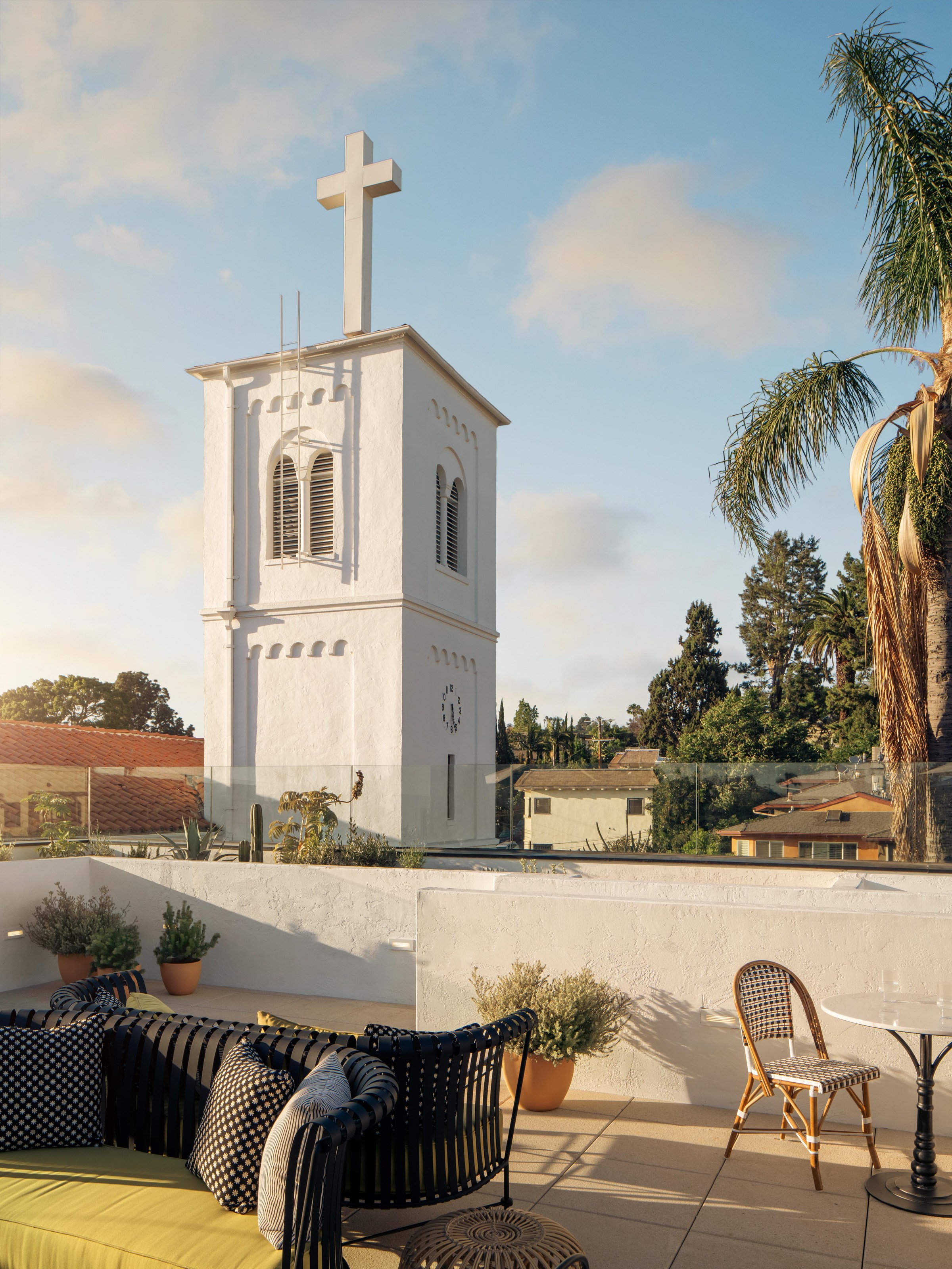 Hotel Lucile rooftop view.