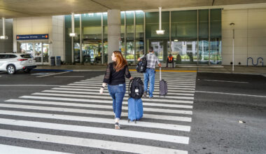 People in crosswalk