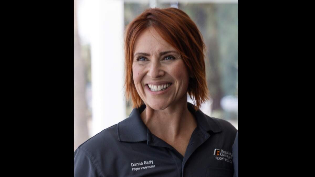 Photo of Reedley College flight instructor Danna Eady, 41, taken during a pinning ceremony on Friday, Sept. 4, 2026. Eady was killed in plane crash on Saturday, Sept. 5, 2026. Photo of Reedley College flight instructor Danna Eady, 41, taken during a pinning ceremony on Friday, Sept. 4, 2026. Eady was killed in plane crash on Saturday, Sept. 5, 2026.