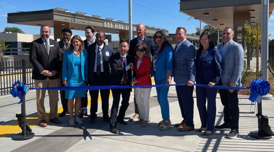 Rail News - Sacramento Regional Transit marks completion of Dos Rios light-rail station. For Railroad Career Professionals