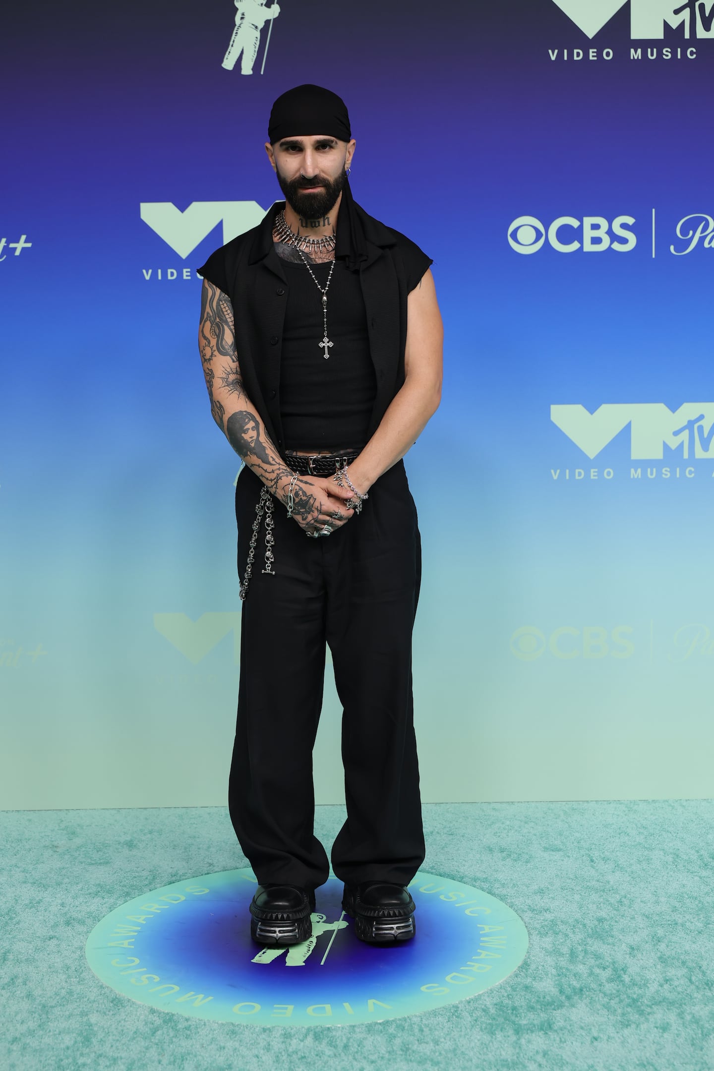 Paul Abrahamian attended the MTV Video Music Awards at the Peacock Theater in Los Angeles on Sept. 27.