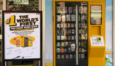 Pop Mart vending machine replaces Sprinkles Cupcakes ATM near USC Bookstore – Annenberg Media