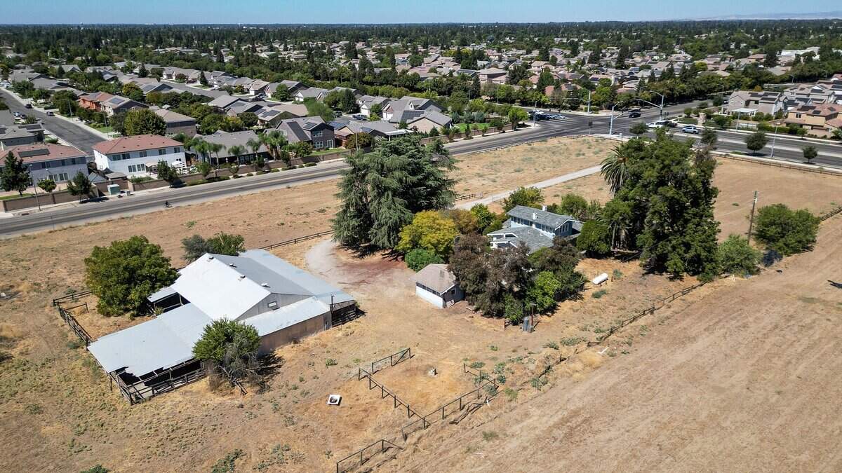 Clovis plans to rezone more than seven acres of this parcel of land on the southeast corner of Shaw and Locan Avenues for higher housing density to meet a state Housing Element requirement.
