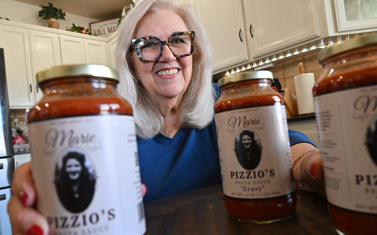 Richard and Nancy Burchfiel have started Pizzio's, offering Marie Pizzio's Pasta Sauce “Gravy”, a pasta sauce based on a family recipe. Photographed Friday, Sept. 4, 2026 in Clovis.