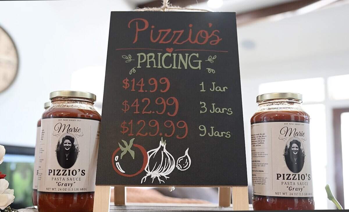 Richard and Nancy Burchfiel have started Pizzio's, offering Marie Pizzio's Pasta Sauce Gravy, a pasta sauce based on a family recipe. Photographed Friday, Sept. 4, 2026 in Clovis.