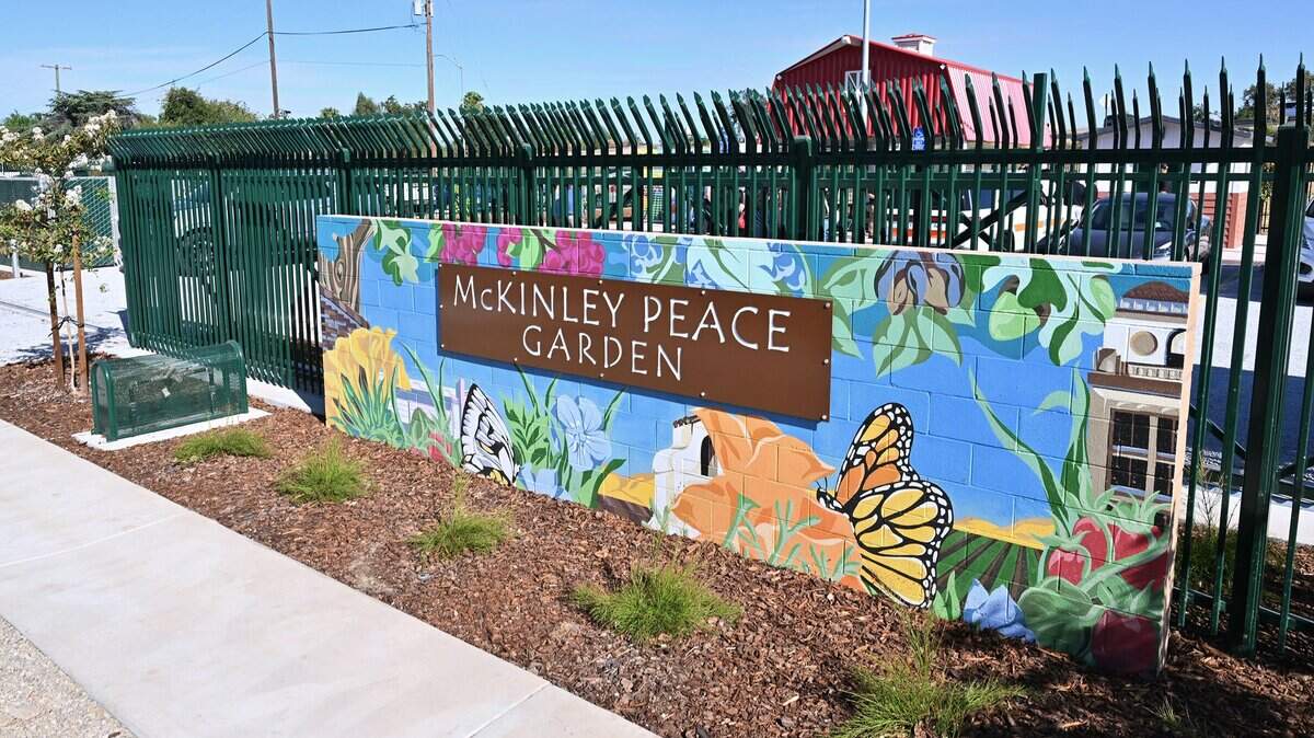 McKinley Peace Garden opens near Freeway 41
