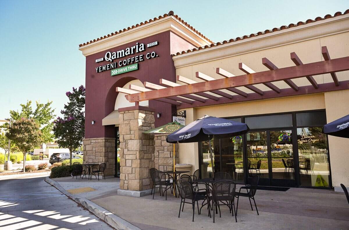 Qamaria Yemeni Coffee Co. recently opened at the Marketplace at El Paseo in northwest Fresno. It will soon have a drive-up window as well.