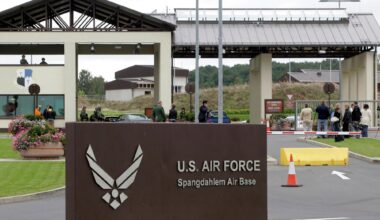 A US military plane crashes near a US air base in Germany, injuring the pilot