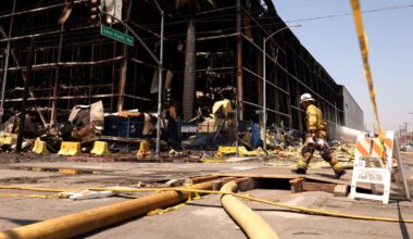 Report looks at metals in water from Boyle Heights warehouse fire – NBC Los Angeles