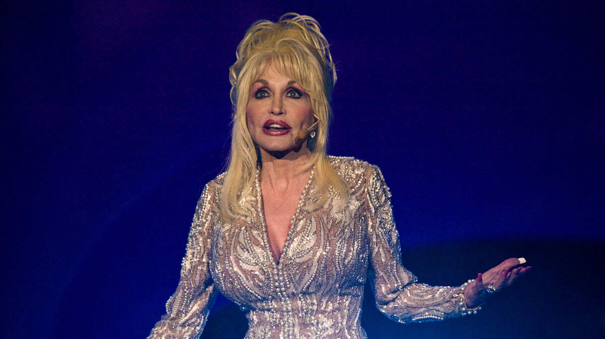 Dolly Parton performs during her Dolly European World Tour at Arco Arena on Aug. 4, 2008.