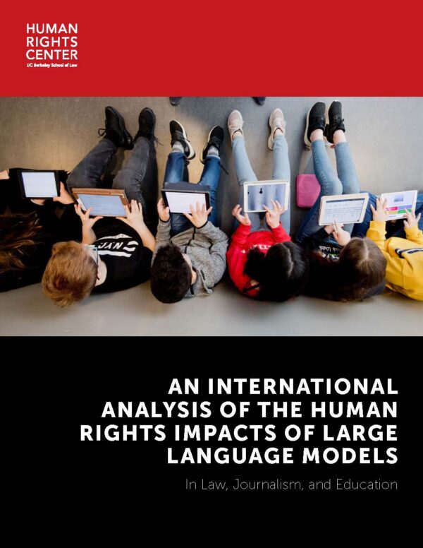 Report cover, links to report