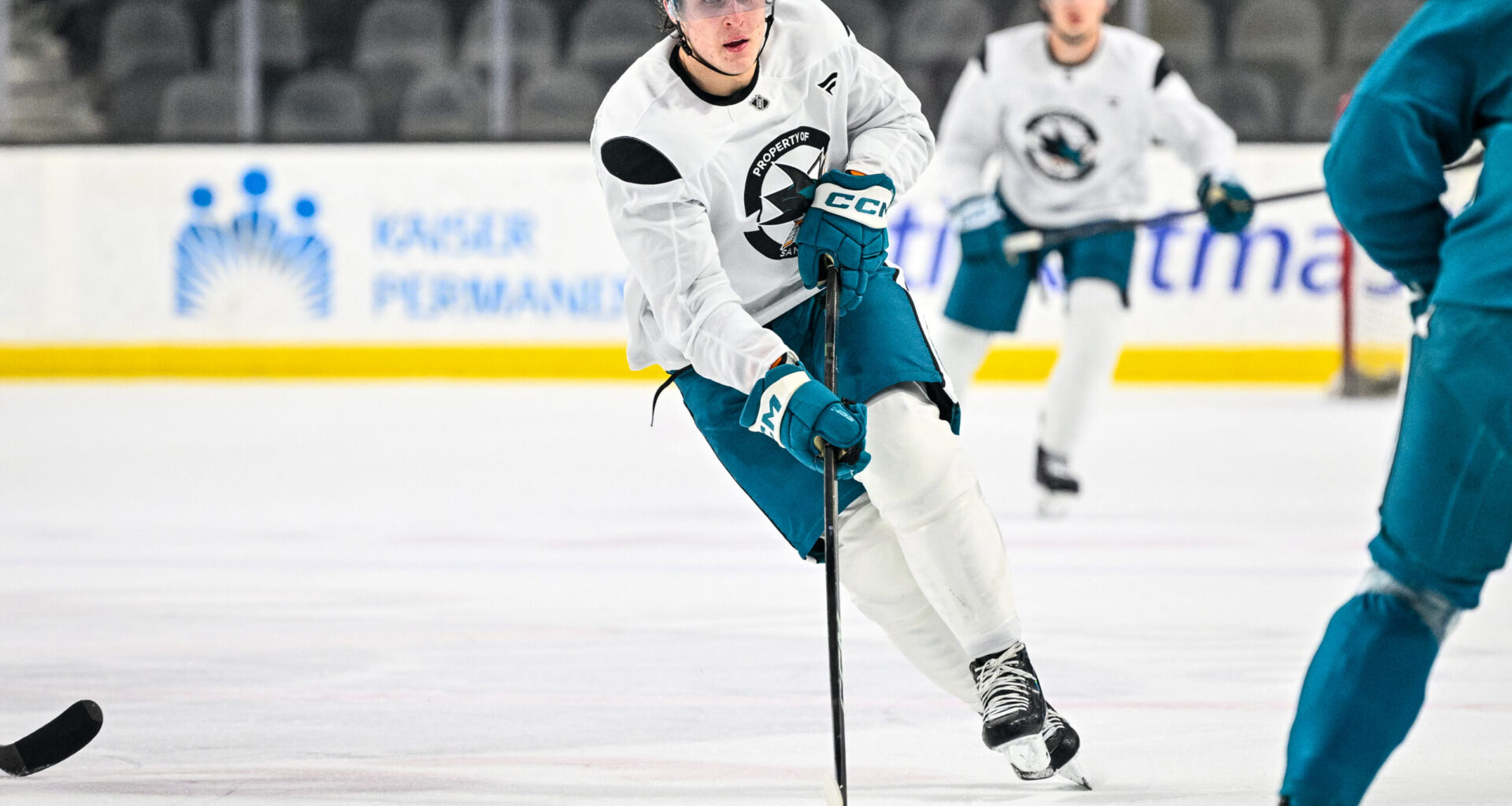 Sharks' Practice Power Play; Smith & Celebrini Collaborated With Staff In Offseason