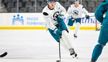 Sharks' Practice Power Play; Smith & Celebrini Collaborated With Staff In Offseason