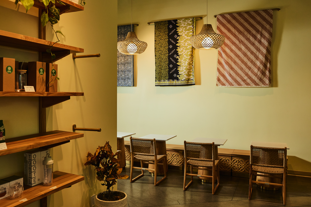 Hijau Coffee San Jose decor