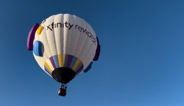 Hot air balloons rise over Old Town Clovis for the annual ClovisFest