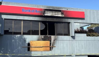 Bank of America in Fresno damaged after suspected arson