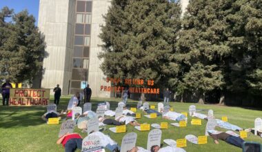 South Kern Sol | Kern Medical “Die-In” Highlights Fears Over Healthcare Access and Hospital Cuts 