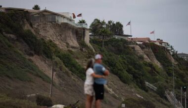 Sea level rise is reshaping a California beach town and threatening a key rail line