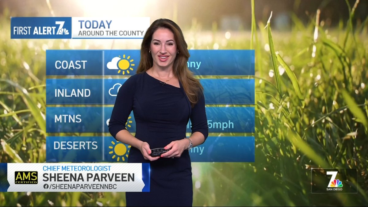 San Diego weather: Sheena Parveen’s morning weather forecast for September 15, 2026 – NBC 7 San Diego
