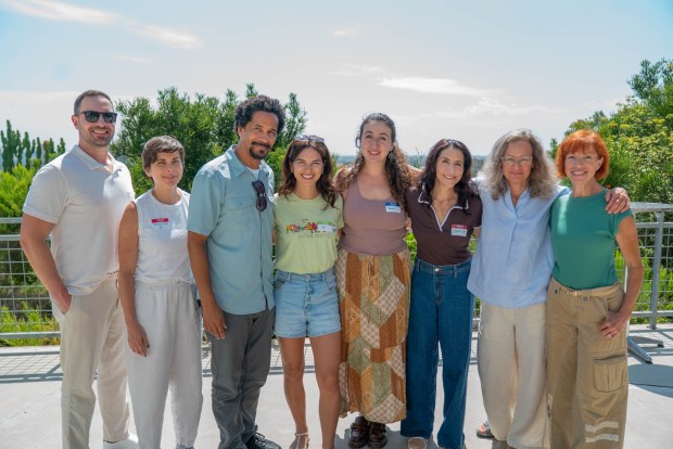 The cast for La Jolla Playhouse's current production, "A Black-billed Cuckoo." (La Jolla Playhouse)