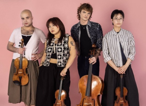 The Poiesis Quartet is set to perform at The Conrad Prebys Performing Art Center's Baker-Baum Concert Hall at 3 p.m. on Sunday, Oct. 11. The quartet won first prize in the 2025 Banff International String Quartet Competition in Canada. (La Jolla Music Society)