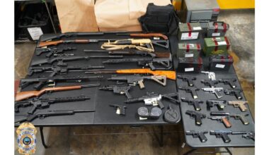 32 guns, thousands of ammo rounds, body armor seized from Long Beach man’s home – Press Telegram