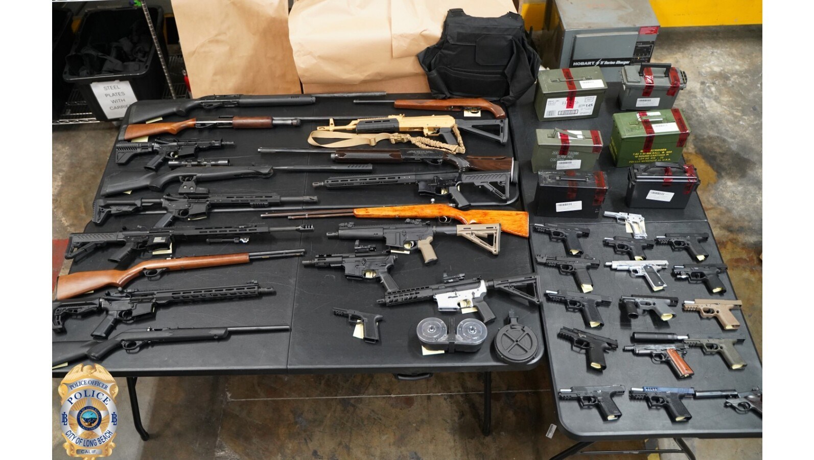 32 guns, thousands of ammo rounds, body armor seized from Long Beach man’s home – Press Telegram