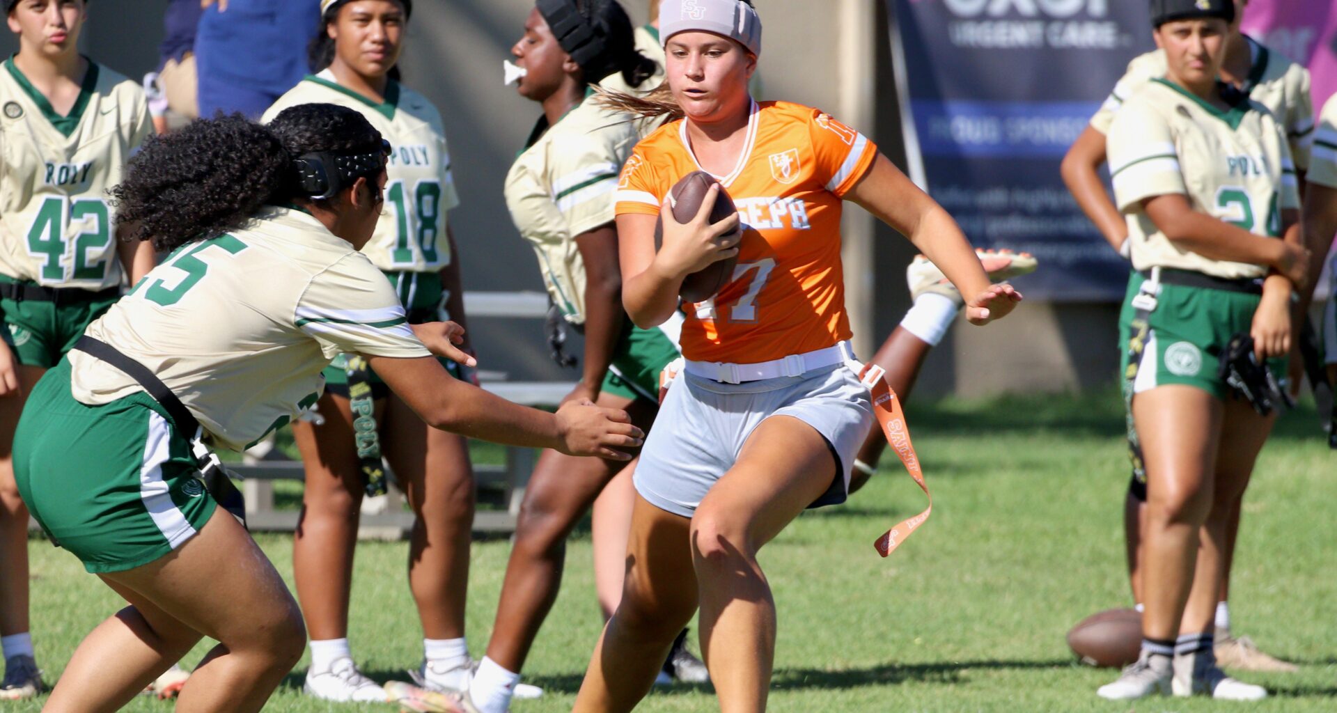 QB Lexi Loya leads No. 1 St. Joseph flag football past Long Beach Poly – Press Telegram