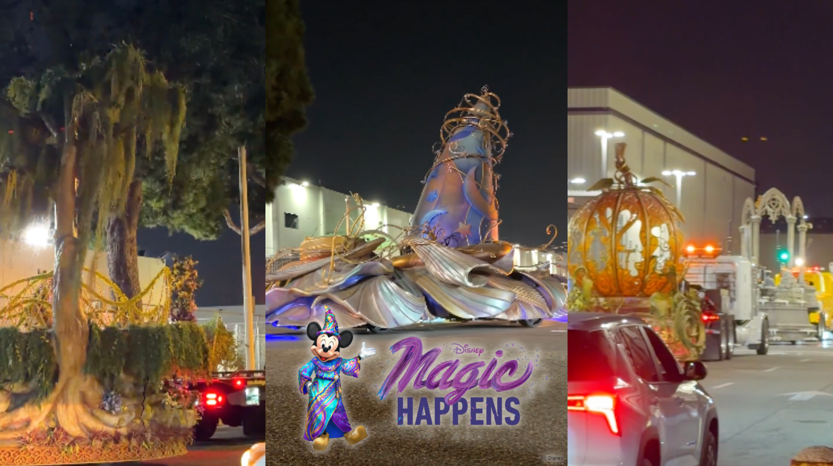 Magic Happens Parade Floats Head Back to Disneyland